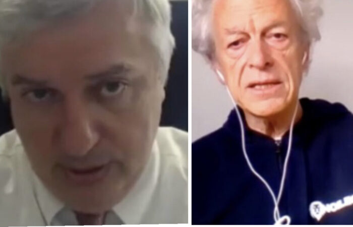 Maurizio Molinari a sinistra e Federico Rampini a destra.