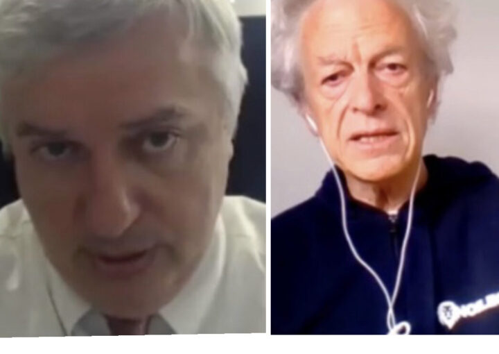 Maurizio Molinari a sinistra e Federico Rampini a destra.