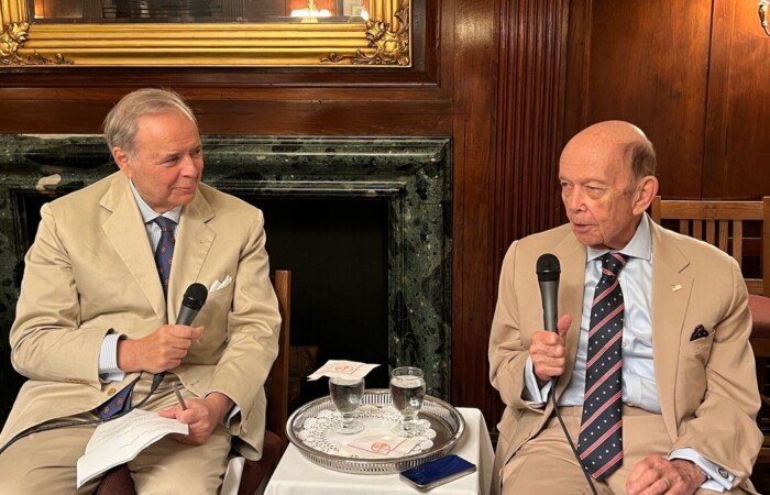 Mario Calvo-Platero and Wilbur Ross