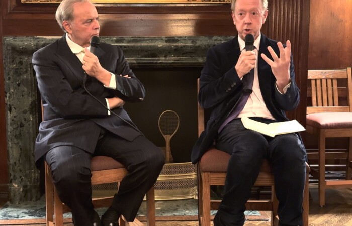 Mario Calvo Platero with Geordie Greig