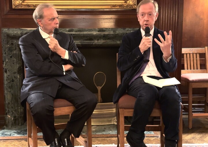 Mario Calvo Platero with Geordie Greig